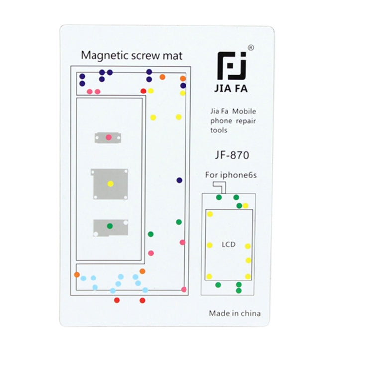 Tappetino per viti magnetiche JIAFA per iPhone 6s, For 6s Tappetino per viti magnetiche JIAFA per iPhone 6s, For 6s